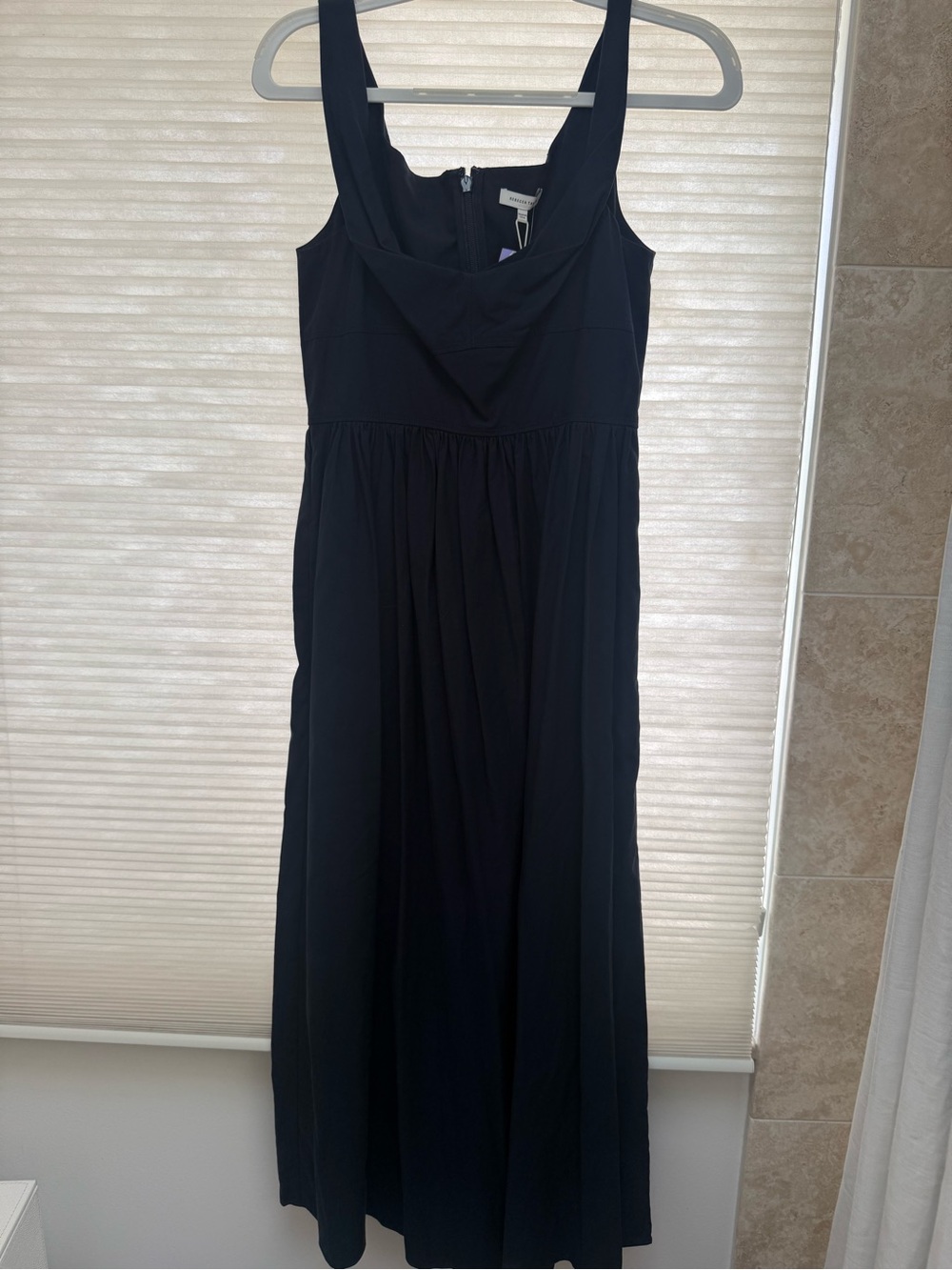 NWT - Navy Rebecca Taylor Navy MIDI Dress - Classic Women's Dress - Size Small